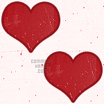 Red White Heart Background