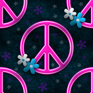 Peace Pink Background