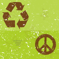 Peace Recycle Background