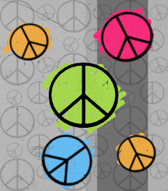 Peace Signs Background