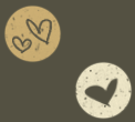 Brown Heart Background