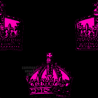 Black Pink Crown Background
