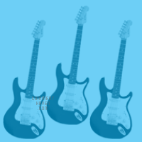 Blue Guitar Background
