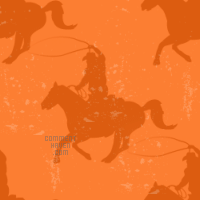 Cowboy Orange Background