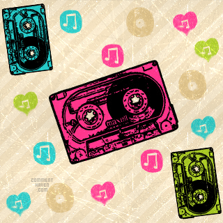 Music Cassette Background