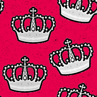 Pink Crown Background