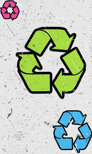 Recycle Grey Background