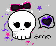 Emo Girl Background