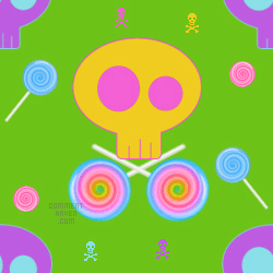 Skull Lolly Background