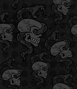 Snake Skull Tat Background