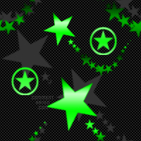 Green Black Star Background
