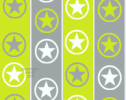 Lime Stripe Star Background
