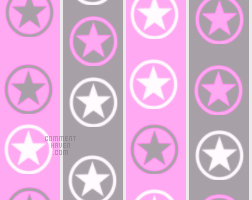 Pink Stripe Star Background