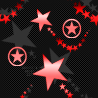 Red Black Star Background