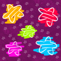 Scribble Stars Background