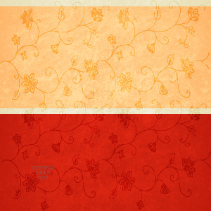 Faded Flower Stripes Background