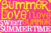Summer Love Word Background