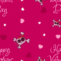 Hot Pink Happy Valentines D Background