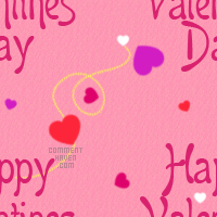 Pink Happy Valentines Day H Background