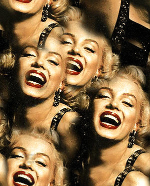 Marilyn Monroe Smile Background