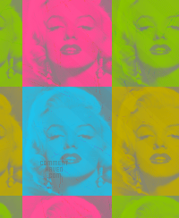 Marilyn Squares Background