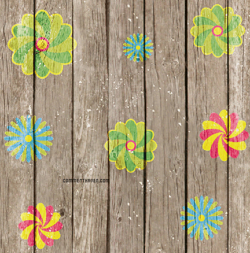 Flowers Wood Background
