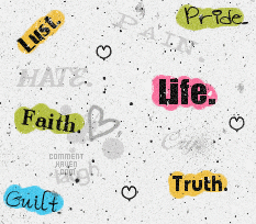 Life Words Background