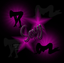 Sexy Silhouette Pink Background