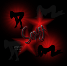 Sexy Silhouette Red Background